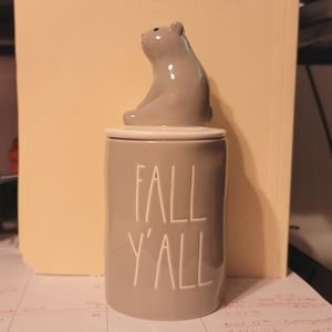 Rae Dunn fall y'all vanilla scented candle